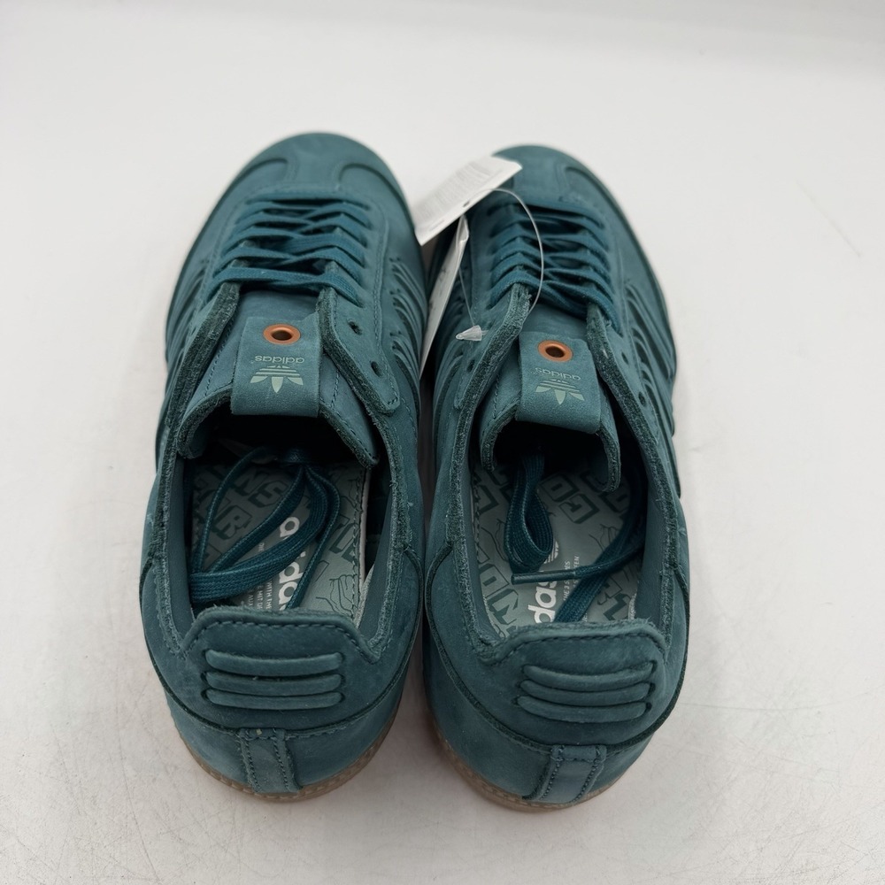 Adidas Samba Shoes Womens Size 10 Green Vapour Leather Casual Sneakers BY2832 - Picture 9 of 15